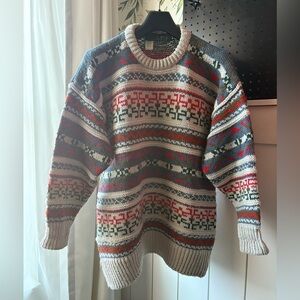 Tam O’Shanter Men’s 100% British Wool Sweater Size L